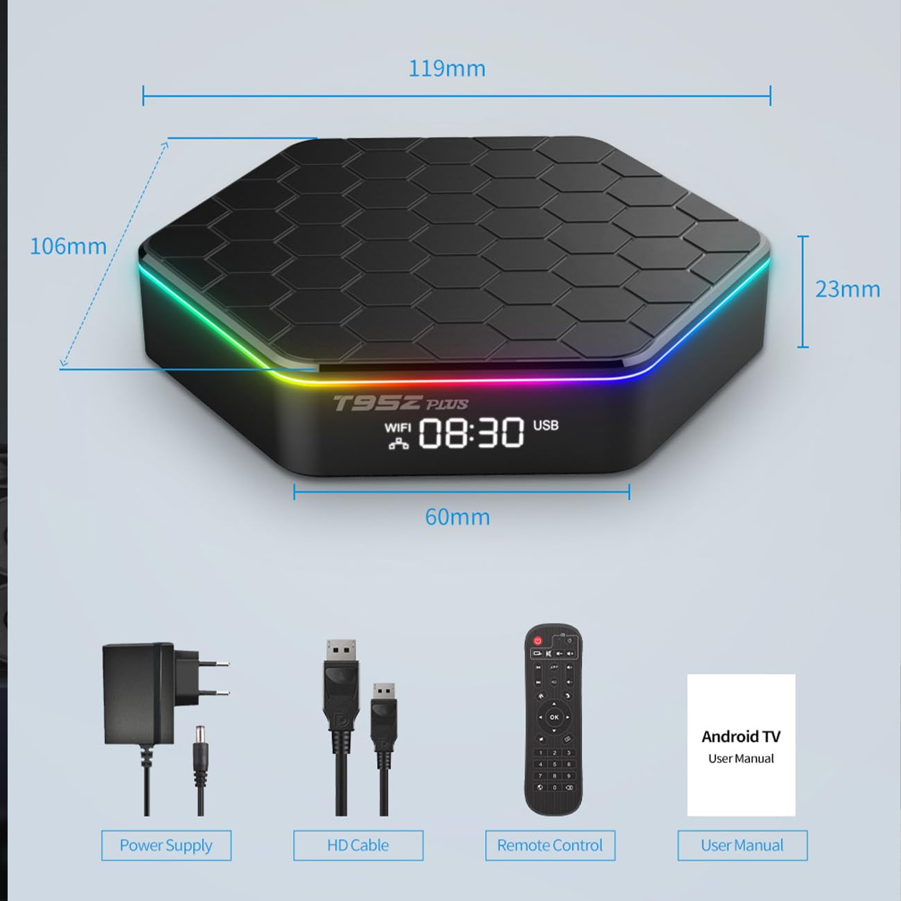 Amazon | Ulable Android 12.0 TV ボックス、セットトップ